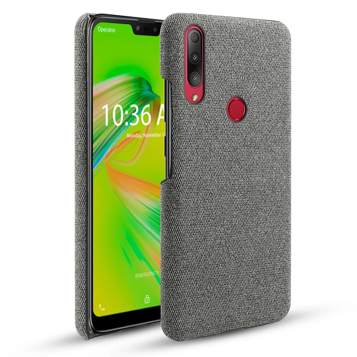 

For ASUS ZenFone Max Shot ZB634KL Case Slim Woven Fabric Cloth Anti-scratch Hard PC Phone Cover For Asus ZenFone Max Shot Case
