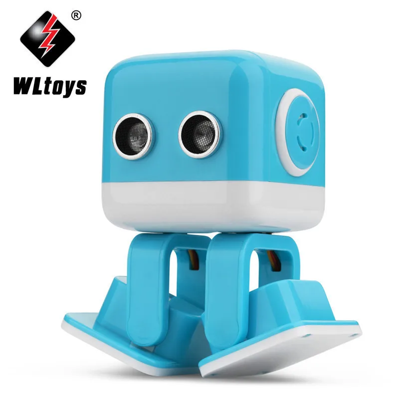 Wltoys F9 RC Mini robot Toys IOS /Android /Infrared control APP Control Puzzle Intelligent Toys Robot for Children new year gift