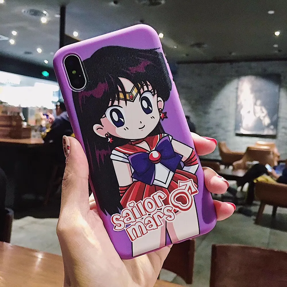 Японский милый чехол с изображением моряка Муны для iPhone11 Pro Xsmax 78plus 6s SE2020 XR