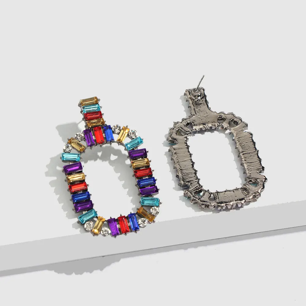 Женские Геометрические серьги гвоздики в стиле бохо с