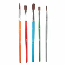 Набор ручек каллиграфия ручка 5 шт./компл. гуашь ручка набор нейлоновых волосяных акварельная картина принадлежности художественные кисти для рисования товары для рукоделия