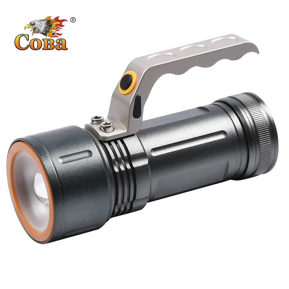 

Coba Flashlight Led Bulb Torch Flashlamp Rechargeable Lamp for Home Electric Camping Battery Light Portable Led Light