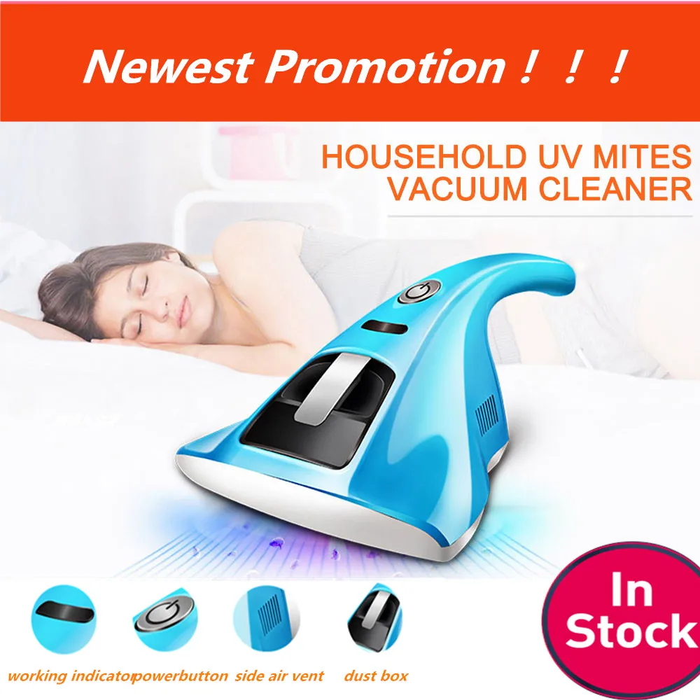 

12 KPa Powerful Suction Handheld Robot Vacuum Cleaner Dust Sweeper UV Sterilizer Mattress Acarus Killing Catcher Aspirator
