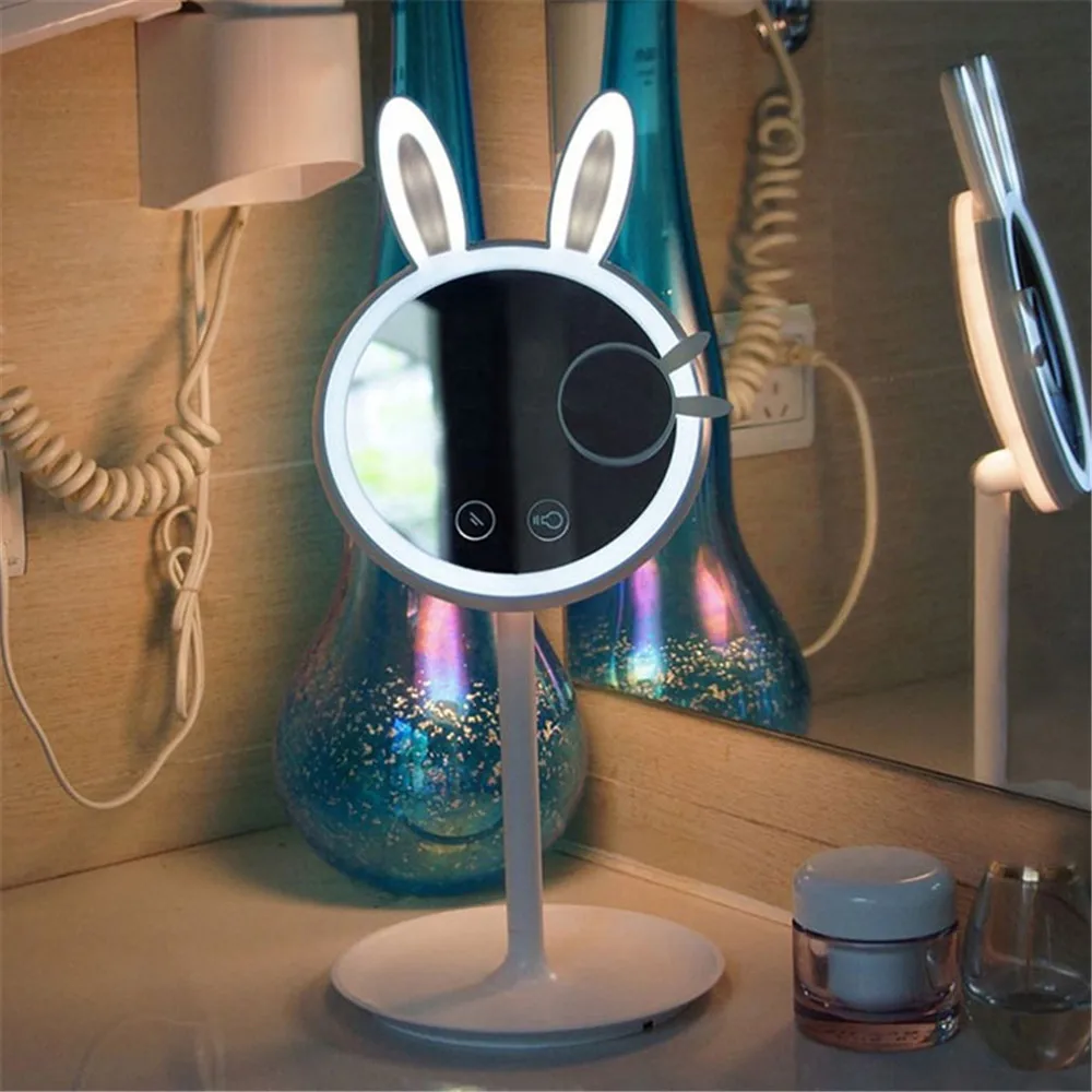 Bunny beauty Eye защитное зеркало для макияжа настольная лампа|Зеркала макияжа| |