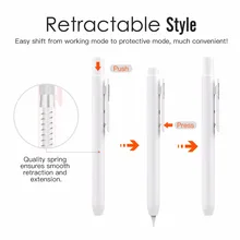 Moko Protective Case for Apple Pencil,Pencil Case Holder with Built-in Clip,Retractable Tip Protection,Spring Button,Secures Cap