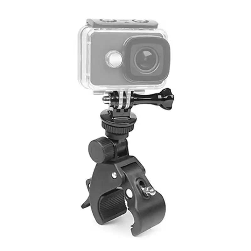 Bicycle Handlebar Handle Clamp Camera Mount w/Tripod Adapter for GoPro Hero 7 5 6 4 SJCAM Xiaomi Yi Lite 4K H9 cameras | Электроника