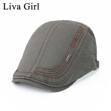 Liva девушка бренд весна лето мужской берет Винтаж плоская кепка берет модный головной убор Мужские Женские шапки Snapback Регулируемая Повседневная Кепка