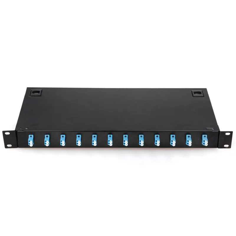 12 Port Fiber Patch Panel SC FC LC Pigtail ODF 1U