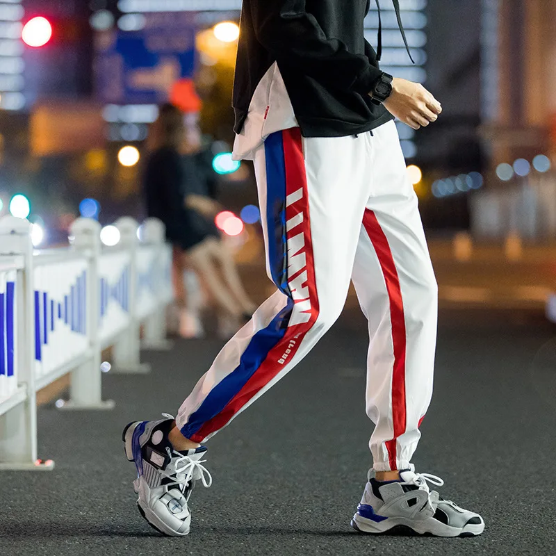 

Male Haren Sports Pants Lightweight Loose Casual Thin Summer Spring Korean Japanese Style