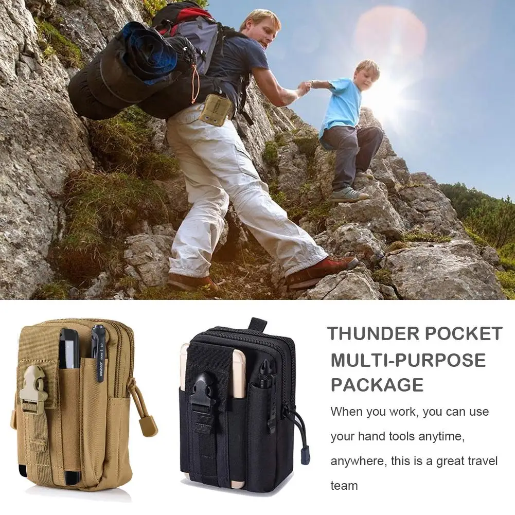 

Men Waist Bag Running Run Tactical Fanny Pack Multi-function Mobile Phone Purse Small Wallet Mountaineering Hiking Outdoor Bags