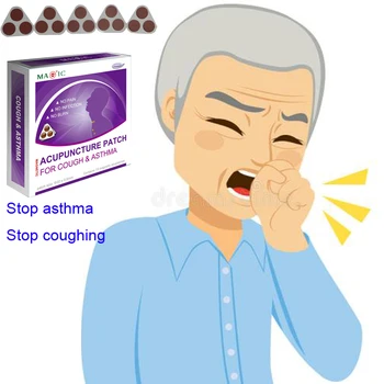

Chinese traditional acupuncture therapy anti-cough asthma cure magnetic patch