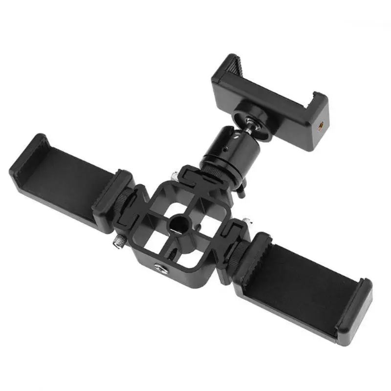 

Smartphone Cell Support Clip Phone Stand Bracket Rack Tripod 3 Position Phone Holder for Broadcasting 3 Position Hot Shoe with S