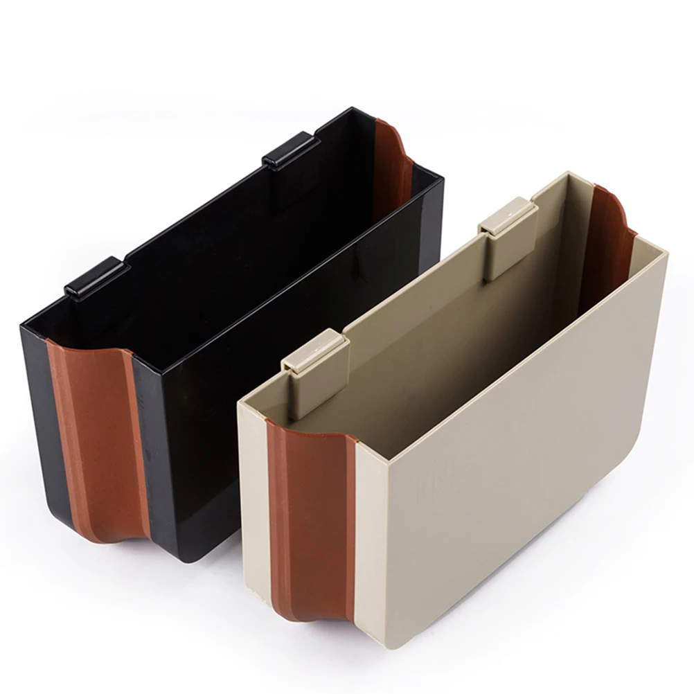 

Durable Car Foldable Hanging Trash Bin Seat Back Organizers Storage Box