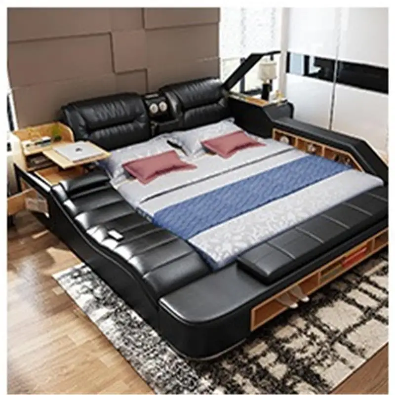 Ranza Letto Mobili Meuble Maison Recamaras Set Lit Enfant Leather bedroom Furniture Moderna Cama Mueble De Dormitorio Bed