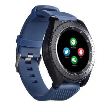 

Z3 Bluetooth Smart Watch 1.3MP Camera Phone Call 2G SIM for Android Blue IPS Color Screen Smartwatch Support Bluetooth Music