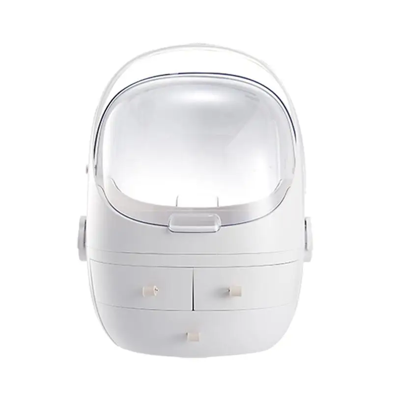 

1PC Useful Durable Convenient Fashion Pratical Makeup Storagee Box Skin Care Container Hand-held Storagee Box Makeup Holder Box