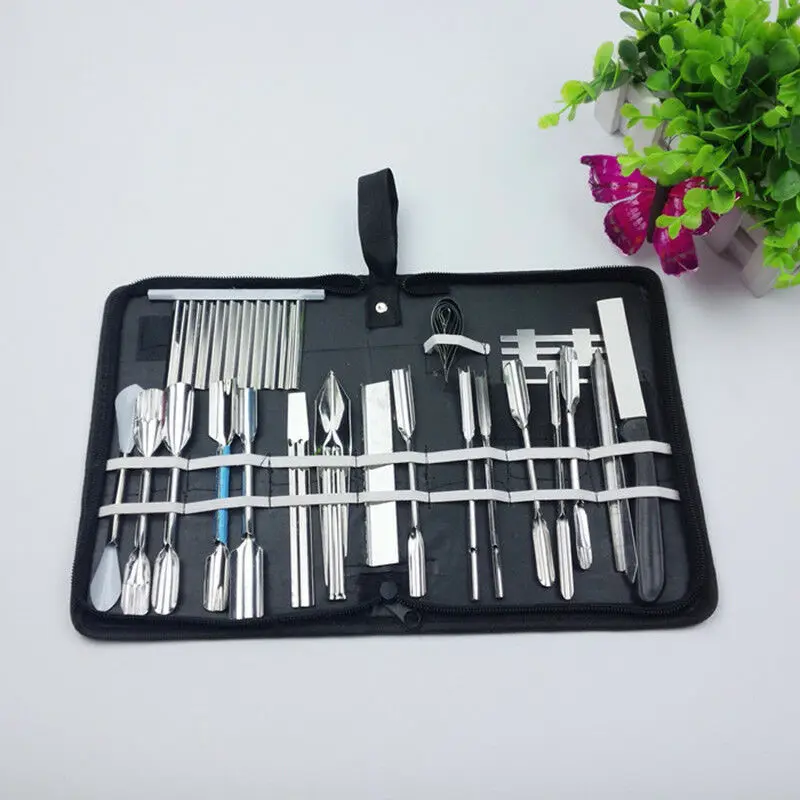 

25pcs Vegetable Fruit food Carving Tools Set Engraving Chef knives Kit With Case