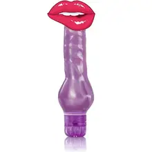 Lollies Dot Purple Consolator Dildo Vibrator