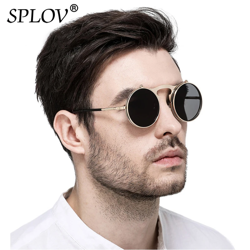 American Uv400 Sunglasses Men's Metal Frame Glasses Retro American Uv400 Sunglasses Men's Metal Frame Glasses Retro