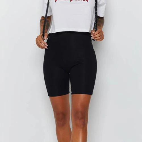 Summer Women Casual Shorts 2019 New Women Summer Black Casual Elastic High Waist Shorts Simple Hot Shorts Summer Women Casual Shorts 2019 New Women Summer Black Casual Elastic High Waist Shorts Simple Hot Shorts
