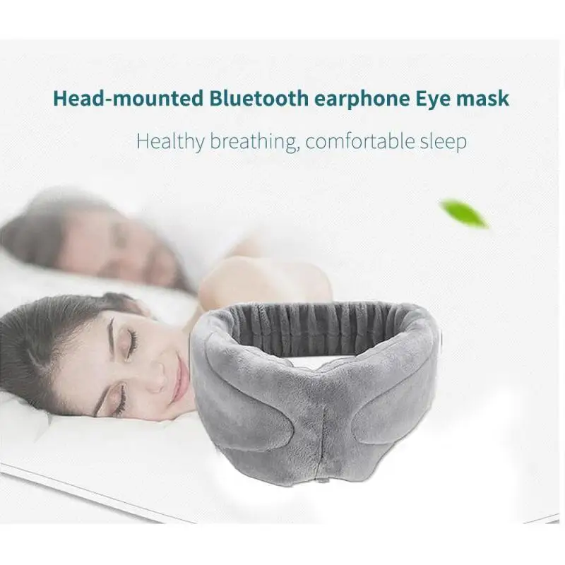 

Bluetooth Sleep Mask for Listen Music Wireless Stereo Bluetooth Earphone Eye Masks for Travel By Air Office Rest U2
