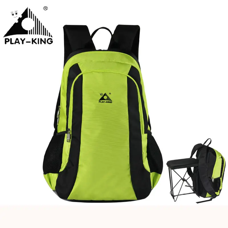 

PLAYKING Outdoor Backpack Camping Hiking Travel Backpack Women Waterproof Hunting Fishing Backpack Folding Chair Men Sport Bag