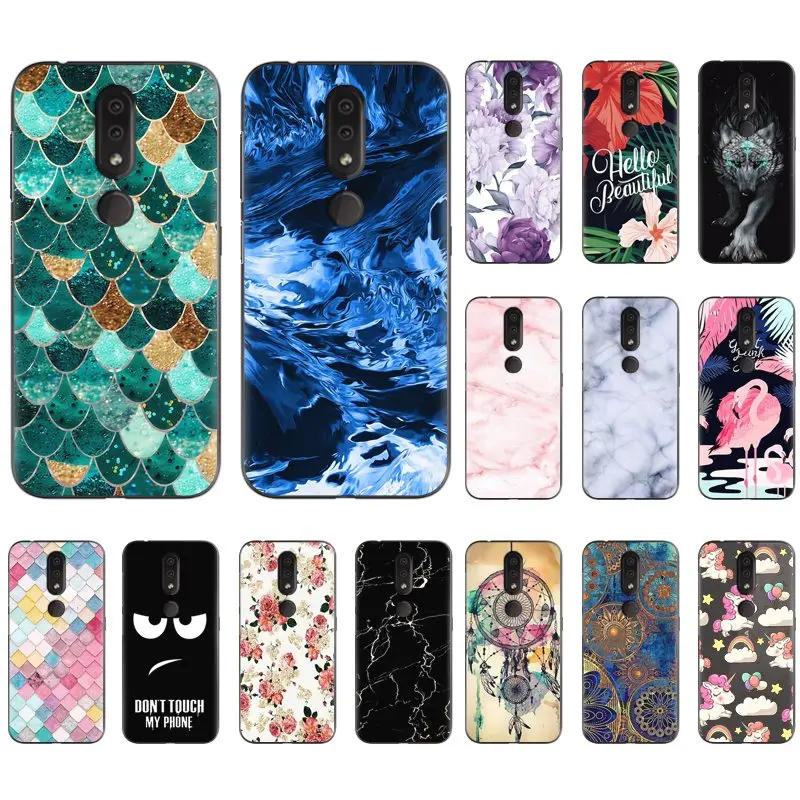 

Soft Phone Case For Nokia 4.2 Colorful Painted Cool Design TPU Silicone Back Phone Cover