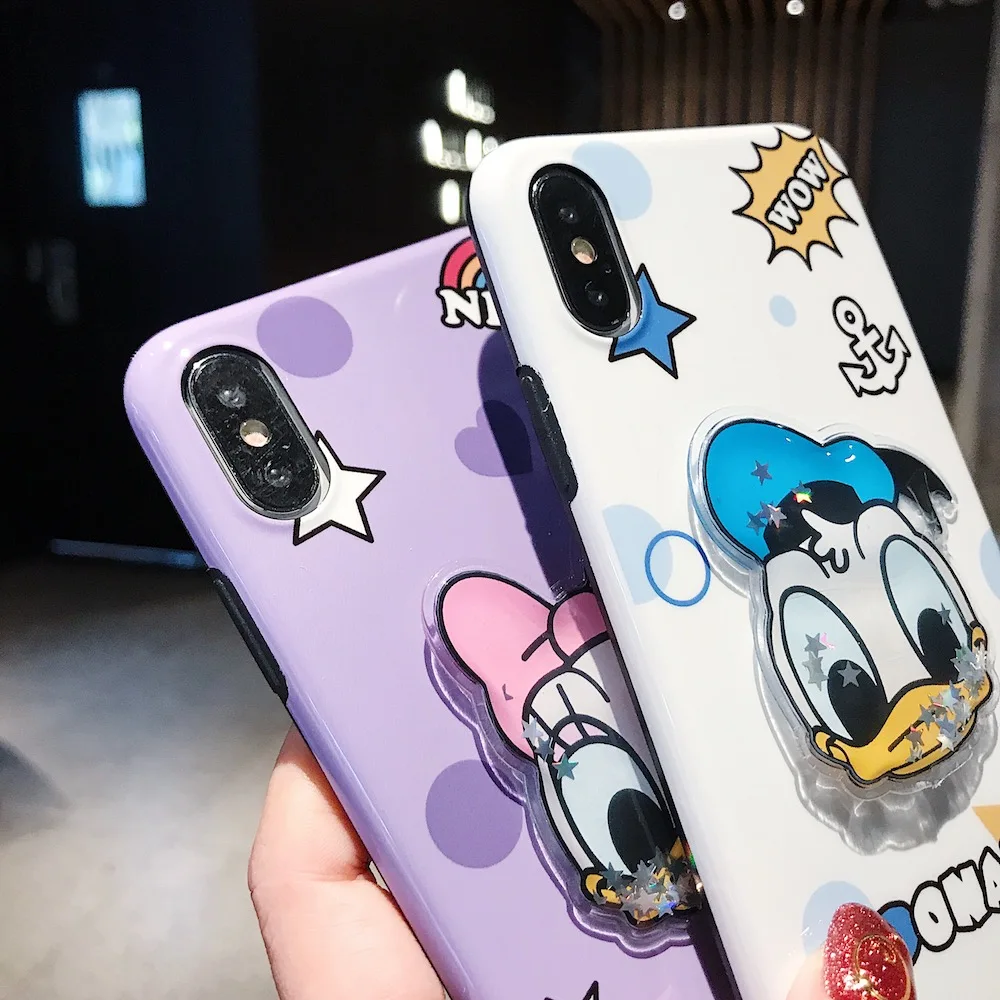 Чехол для мобильного телефона Hunreone Funda Para Telefono Movil IMD Donald Mickey чехол iPhone X XS XR Max 7 8 7P 8P