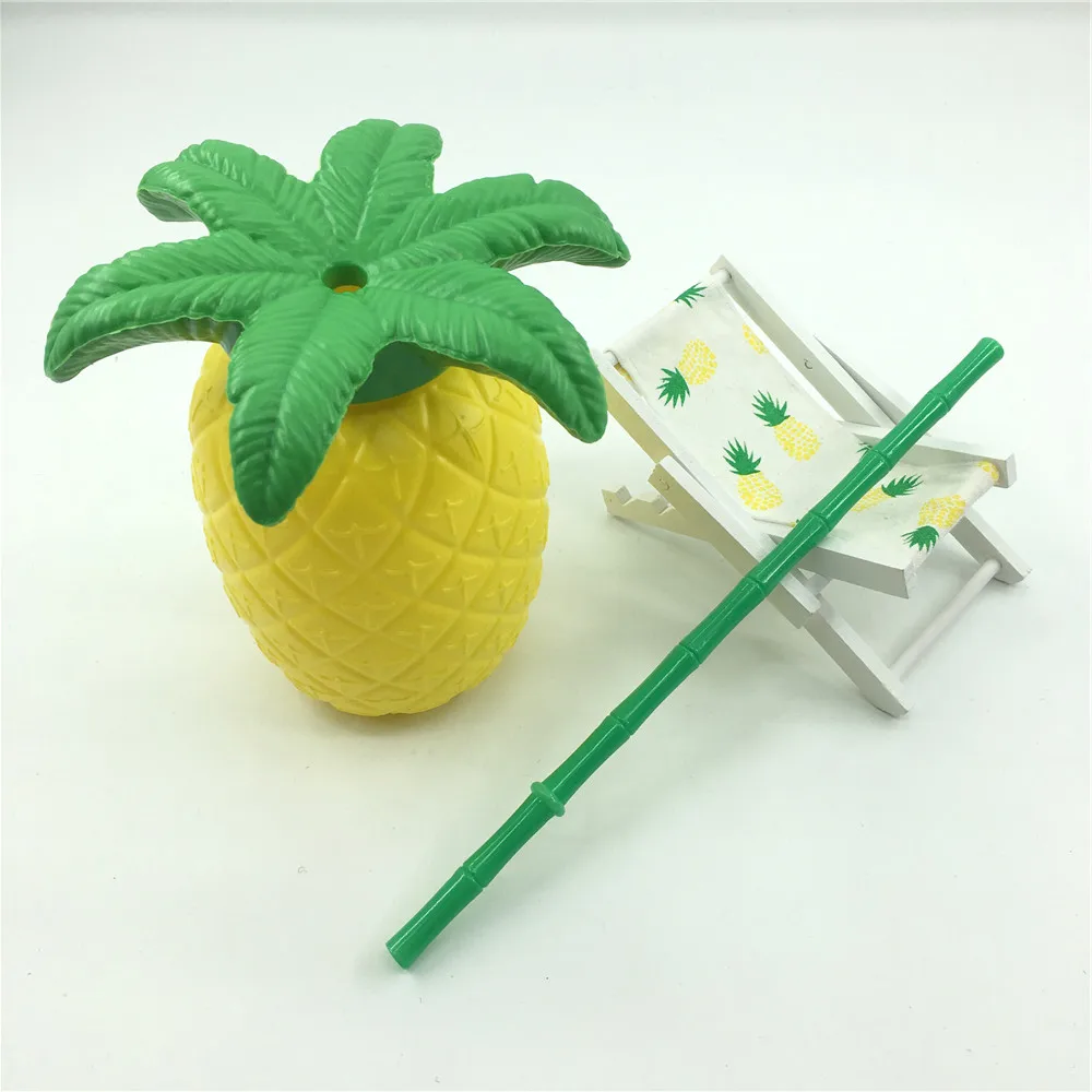ZLJQ пластиковые ананасовые чашки тропические Luau вечерние кокосового ореха Летние