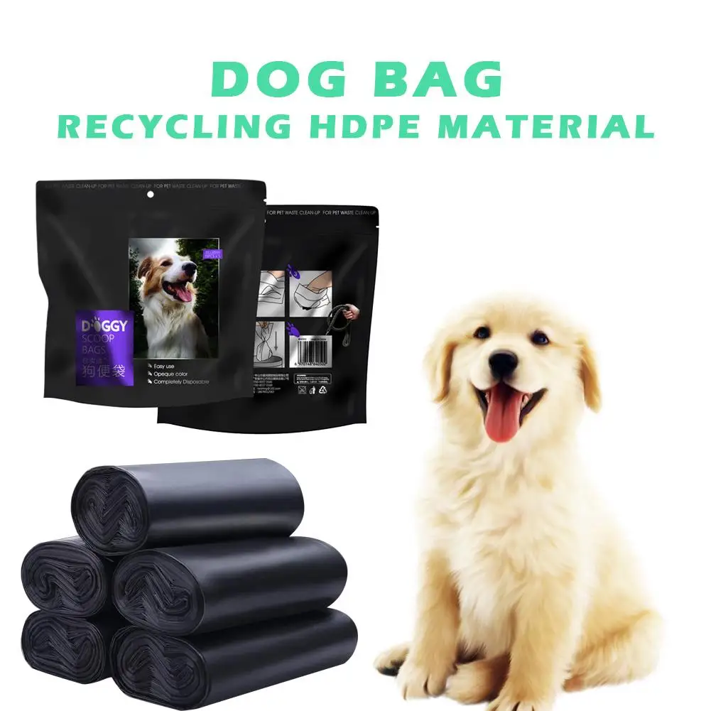 

Dog Special Garbage Bag 75 / Bag Easy To Carry Durable Dog Bag Leakproof Cat Pet Garbage Collection Bag Outdoor Cleaning Supplie