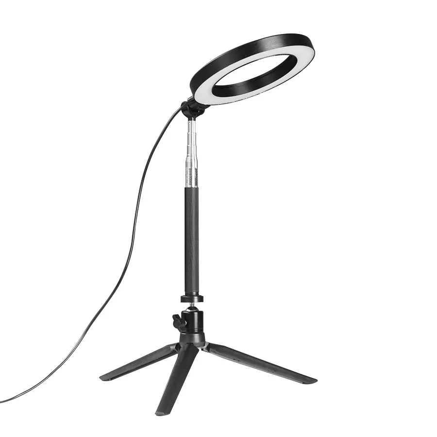 Dimmable светодиодный студийный фотоаппарат кольцо свет фото телефон видео круглая
