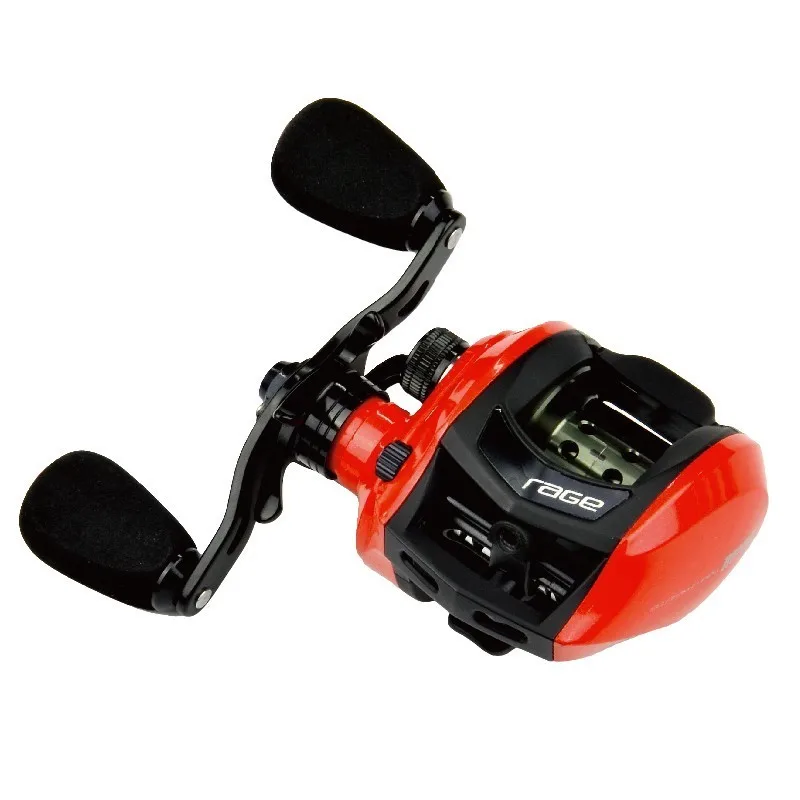 Rapala Rage baitcasing Рыболовная катушка 6 5: 1 7bb 9LB графит Материал алюминиевый корпус