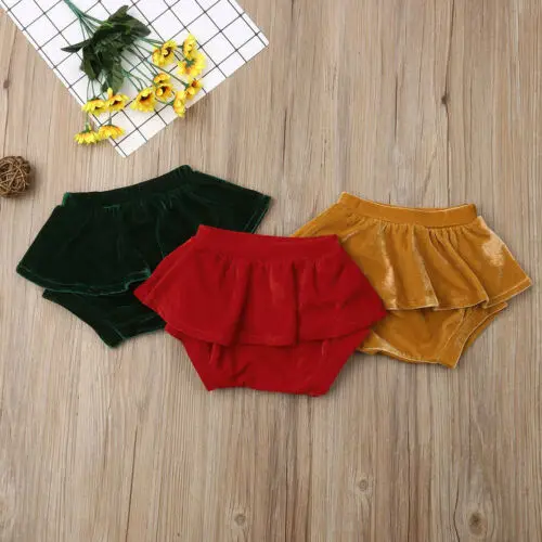 

PUDCOCO Fashion Newborn Baby Girls Velvet Panties Bottoms Bloomer Summer Kids Diaper Cover Briefs 0-24M