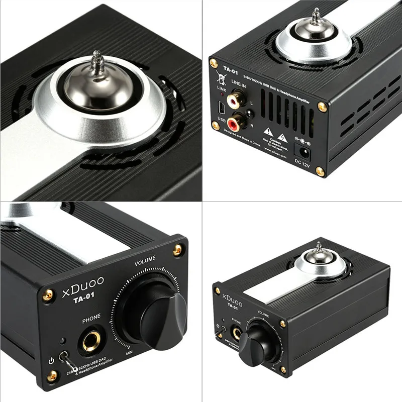 XDUOO TA-01 Hifi 24bit/192 кГц USB ЦАП+ ламповый усилитель для наушников трубка, усилитель мощности класс A буферный усилитель