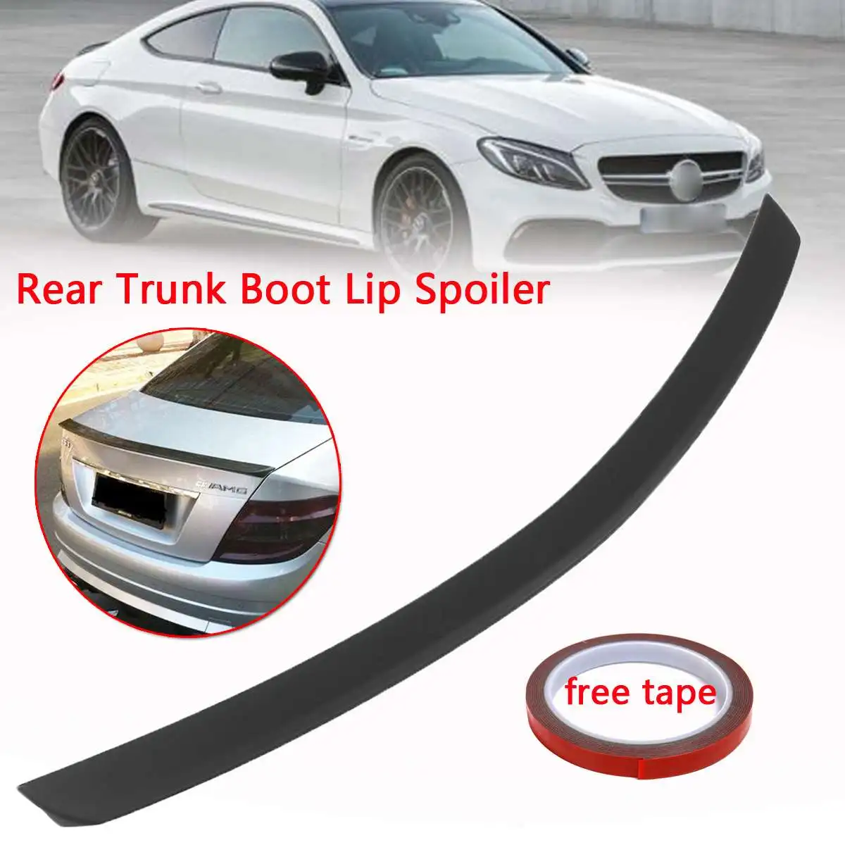 High quality Rear Trunk Roof Spoiler Wing Lid For Mercedes For C-Class W204 for Coupe for AMG STYLE 2008-2013
