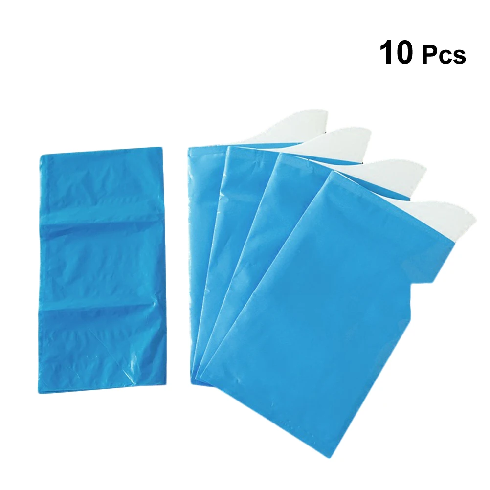 10 pcs أكياس البول المحمولة خفيفة الوزن العملي القيء حقيبة تبول حقيبة حقيبة الصرف الصحي للسفر