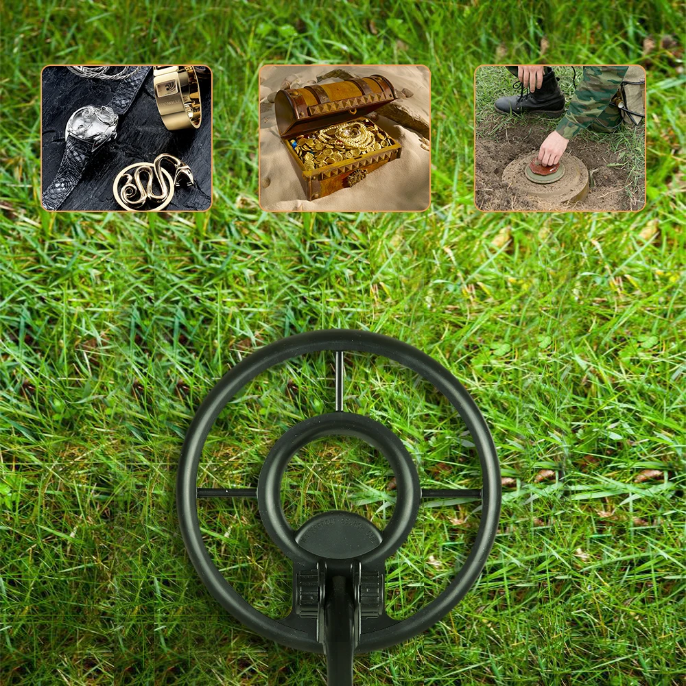 

Meterk High Sensitivity High Performance Metal Detector Underground Metal Detector Gold Digger Treasures Seeking Tool