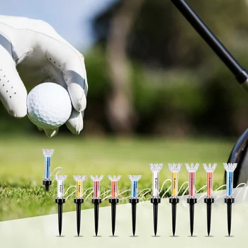 

5Pcs 79mm/90mm Golf Ball Tee Training Magnetic Step Down Golf Ball Holder Tees Outdoor Sports Golf Tees Accessories