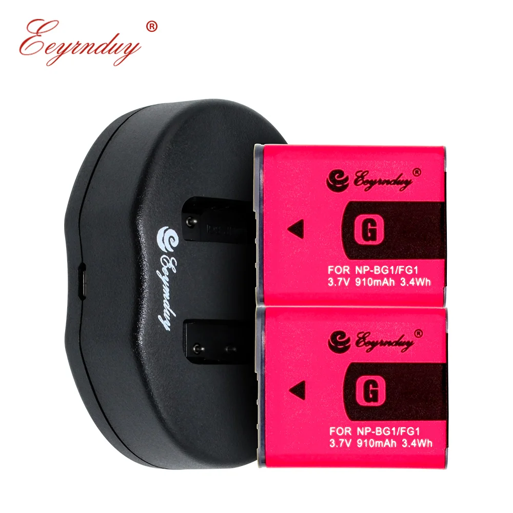 2 шт. аккумуляторная батарея и 1 USB двойное зарядное устройство NP BG1|Цифровые