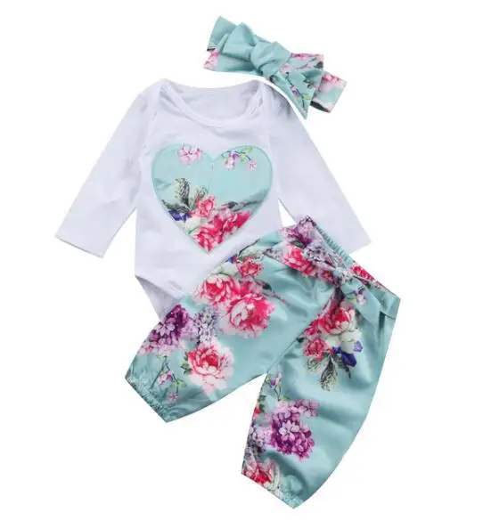 

2019 Autumn EBay AliExpress Explosion Models And Girls Foreign Trade Girls Large Flower Lovely Embroidered Three-Piece