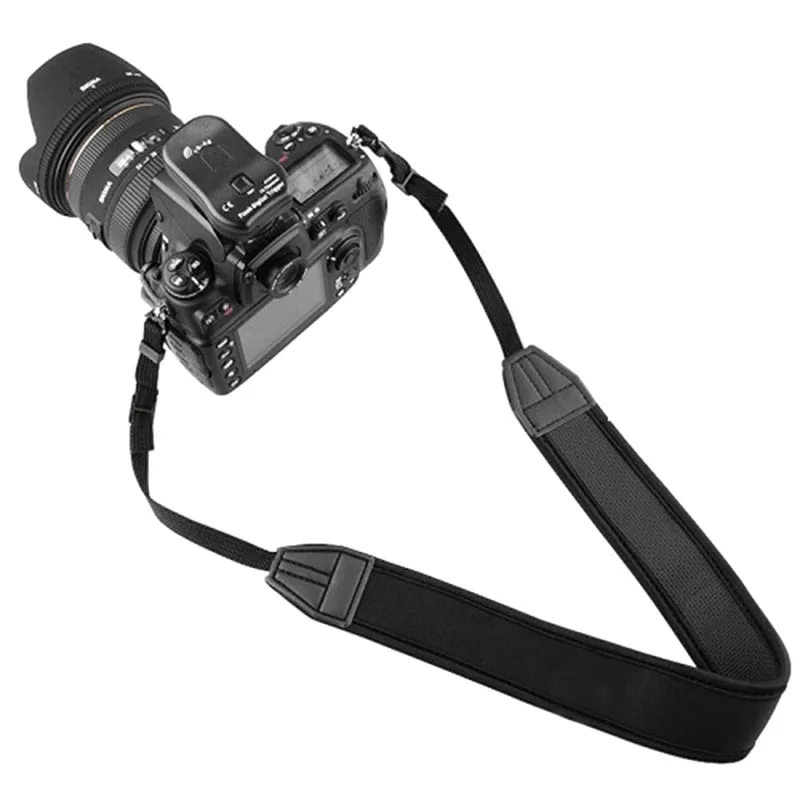 

DOITOP Black Anti-Slip Neoprene Camera shoulder/Neck Strap for Canon Universal Camcorder Belt for DSLR Camera for Nikon