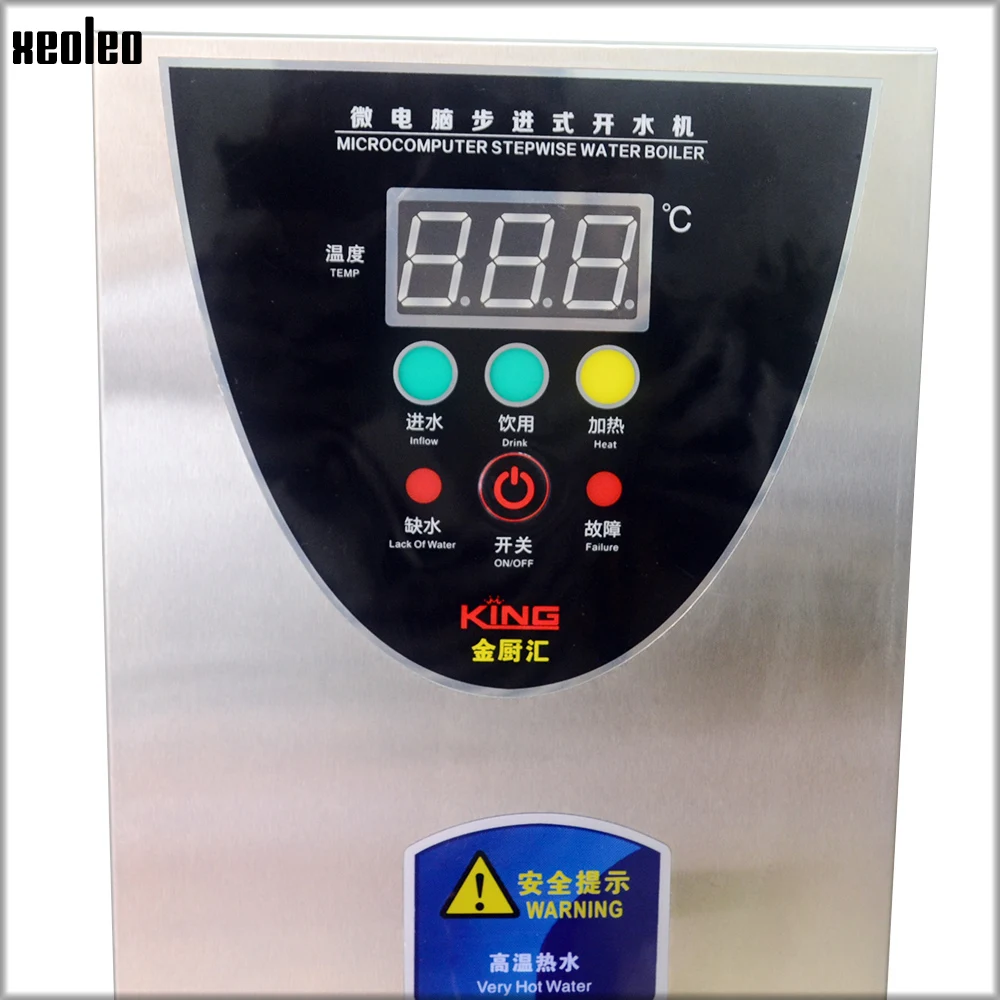 Xeoleo 10L Hot Water dispenser Commercial Hot Water machine 35L/H Stainless steel Water boiler for bubble tea shop 2500W Xeoleo 10L Hot Water dispenser Commercial Hot Water machine 35L/H Stainless steel Water boiler for bubble tea shop 2500W
