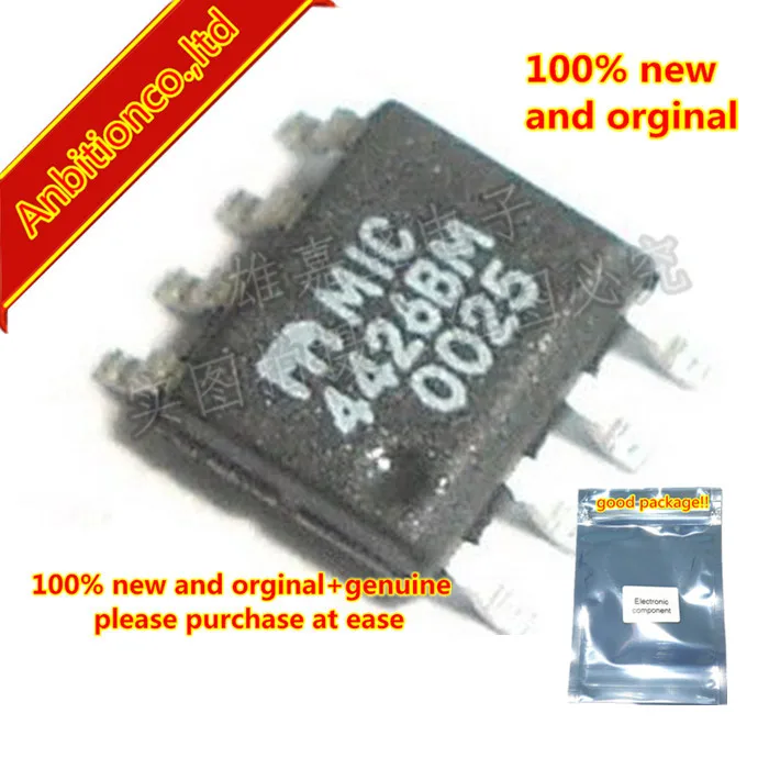 2-10 шт. 100% новые и оригинальные MIC4426BM MIC4426 4426BM SOP8 Dual 1.5A-Peak низкие боковые драйверы