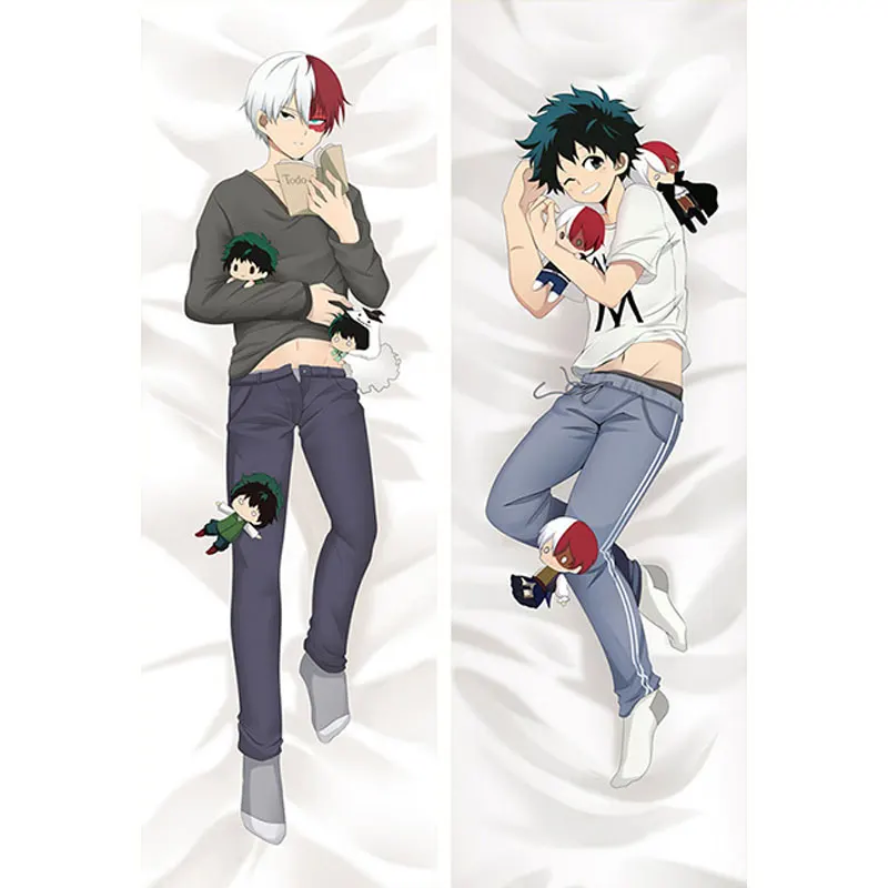 OHCOMICS 150x50 см аниме мой герой Academy Midoriya Todoroki Shoto Подушка Слип наволочка Чехол на