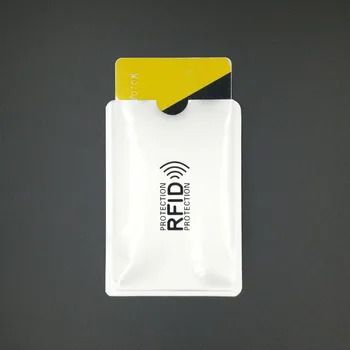 

2000pcs Anti Rfid Wallet Blocking Reader Lock Bank Card Holder Card Case Protection Credit Card Holder 6.3*9.1cm DHL