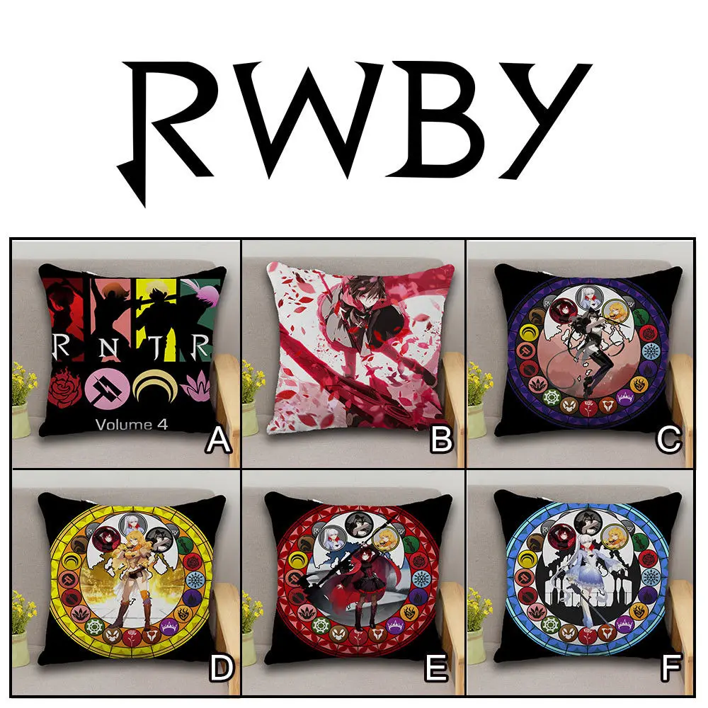 OHCOMICS RWBY Ruby Rose Горячие 40*40 см аниме отаку Подушка Dakimakura чехол подушка для сна тик
