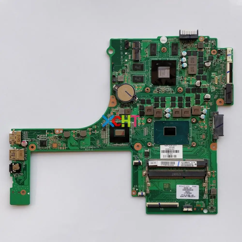 

832848-001 832848-601 DAX1PDMB8E0 w 950M/4GB i7-6700H for HP Pavilion Gaming Notebook 15-ak Series 15T-AK000 Laptop Motherboard