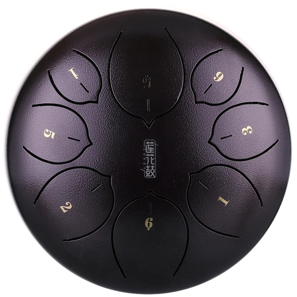 

8 inch 8 Notes Steel Tongue Drum Mini Hand Pan Drums with Drumsticks Percussion Musical Instruments Purify Your Mind and Soul