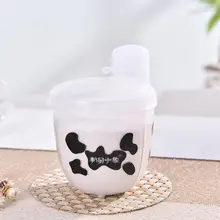 3 отделения мультфильм детская молочная смесь коробка портативный закуски еда контейнер трехслойный формула диспенсер еда контейнер для хранения