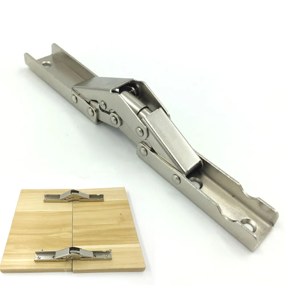 

2PCS Cupboard Closet Scratch Proof With Screws Cold-rolled Steel Furniture Hinge Door Hardware Cabinet No Drilling Close Folding
